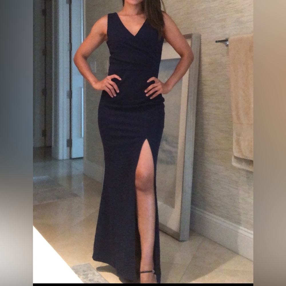 Black formal dress Sz Small (fit like 4/6)